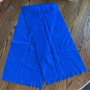 Royal Blue Rectangle Scarf - 53x12